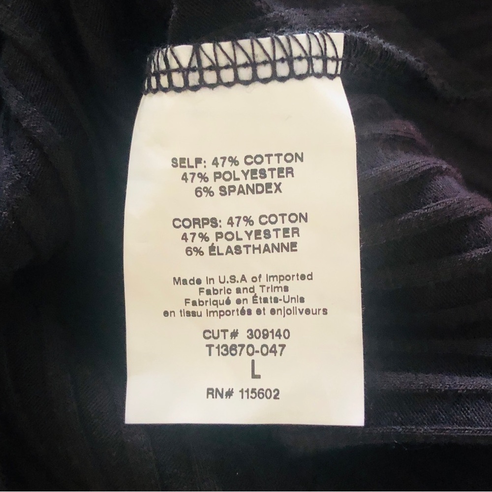 Lush Black Knot Bodysuit L - image 7